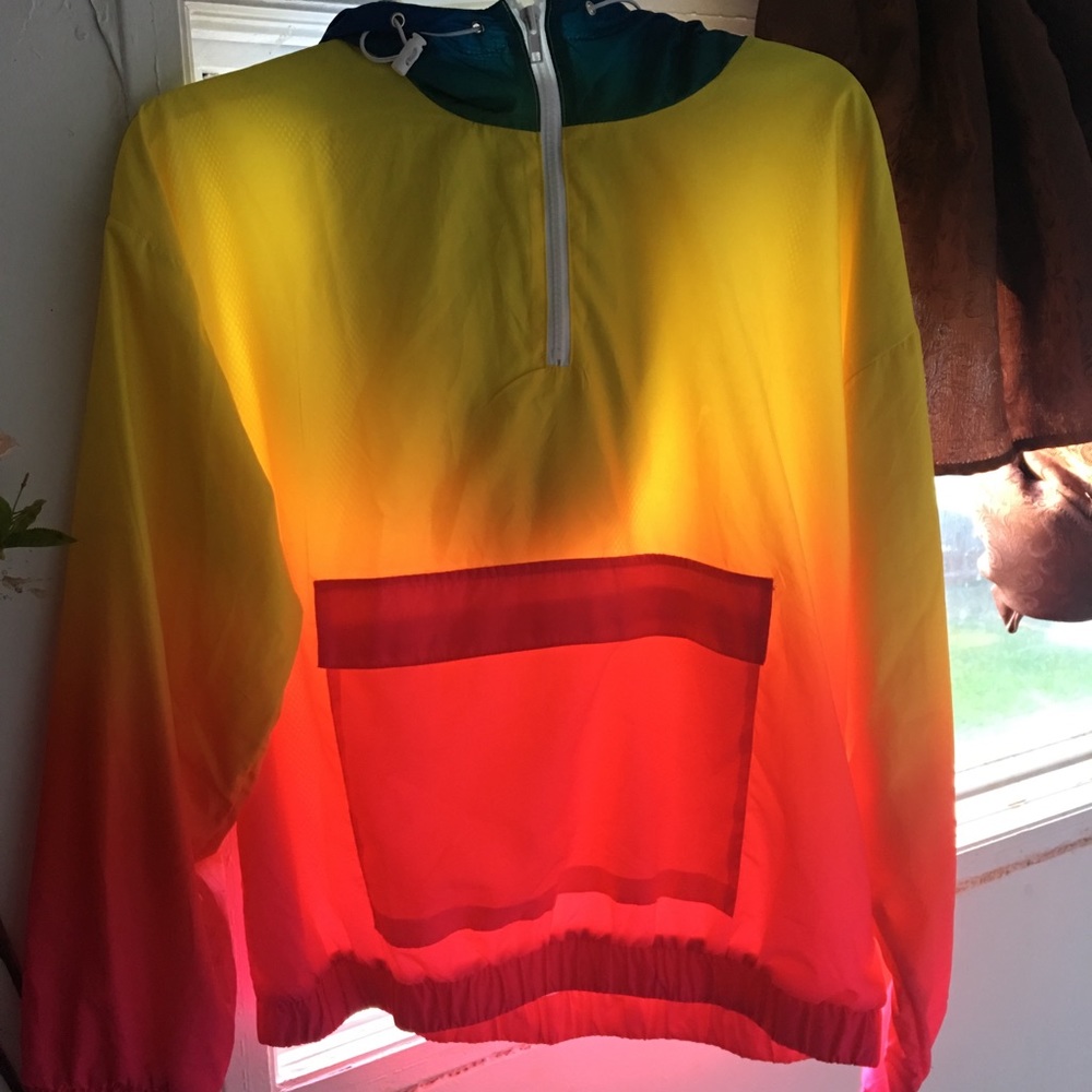 Ombré windbreaker